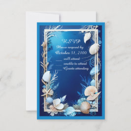 blått bröllop OSA för kustvide