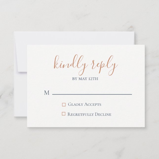 Blått Bröllop OSA i marmorerad kopparflotta (Framsida)