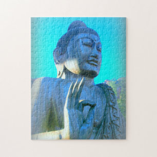 blått buddha pussel