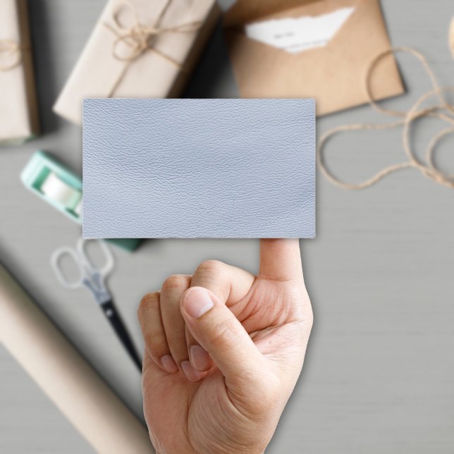 Blått Caddy-liknande läder Rektangulärt Klistermärke (Skapare uppladdad)