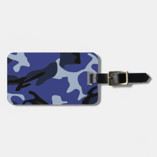 Blått Camo Bagagebricka