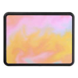 Blått Candy Marble Rosa Blue Car Dragkroksskydd