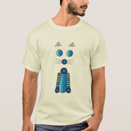 Blått CAT Tee Shirt