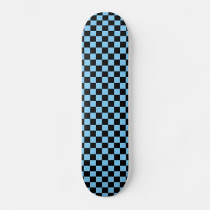 Blått Checkers Skateboard