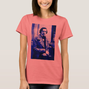 Blått Chopin Tee Shirt