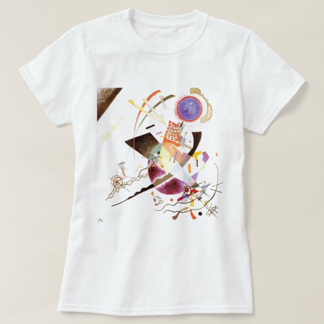 Blått cirklar tee shirt (Design framsida)