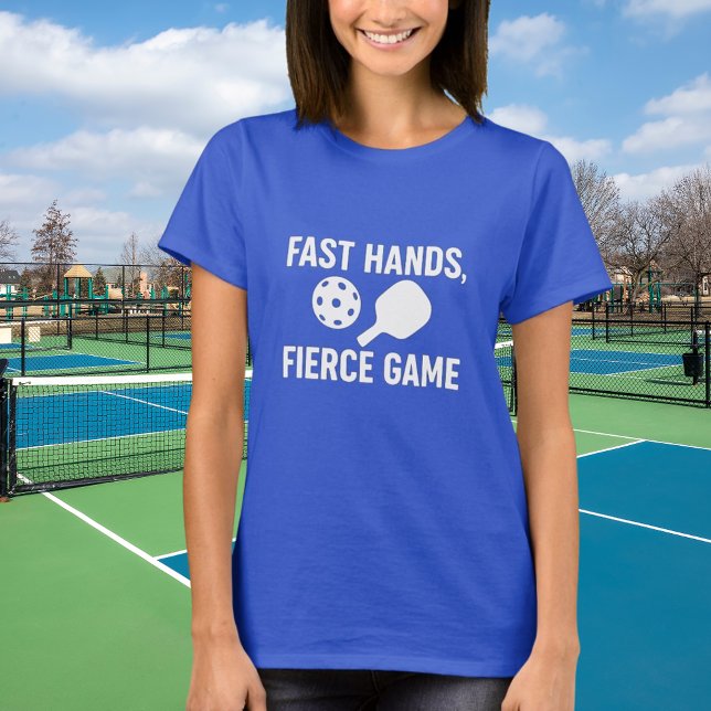 Blått citattecken från Pickleball T Shirt (Skapare uppladdad)