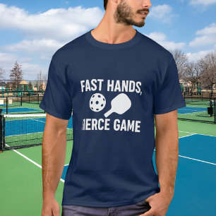 Blått citattecken från Pickleball T Shirt
