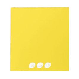 Blått citronkonst - fräschning av Citrus Design Anteckningsblock