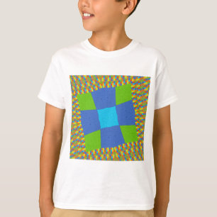 Blått cyanskt Grönt med vacker Fantastisk Tee