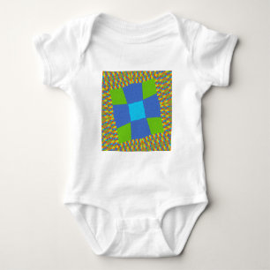 Blått cyanskt Grönt med vacker Fantastisk Tee Shirt