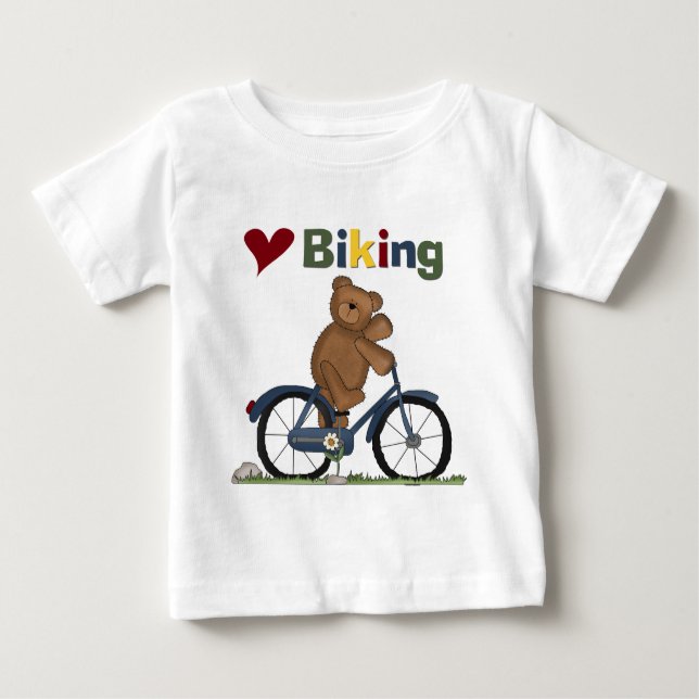 Blått cykel I Kärlek, skjortor och gåvor T-shirt (Framsida)