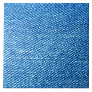 Blått Denim Textilkeramiskt plattor Kakelplatta