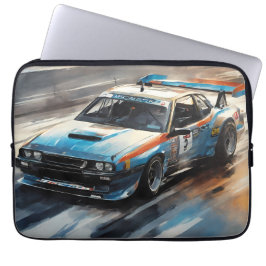 Blått deportyr Tävla Laptop Fodral