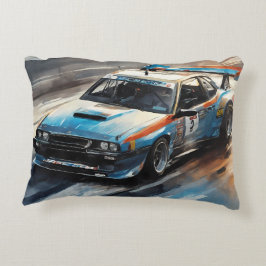 Blått deportyr Tävla Prydnadskudde