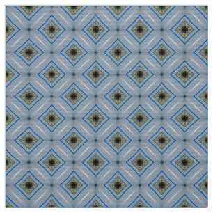 Blått designa Mönster-väv för Glitch2 Stil Tyg