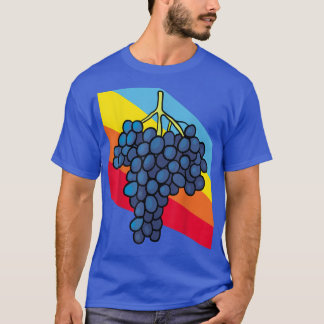 Blått druvfruktfoder, Vegan Vegetarian T Shirt