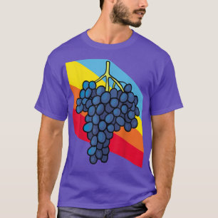 Blått druvfruktfoder, Vegan Vegetarian T Shirt