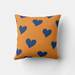 Blått Elegant Styrka Mysigt, modern, romsk Chic He Kudde