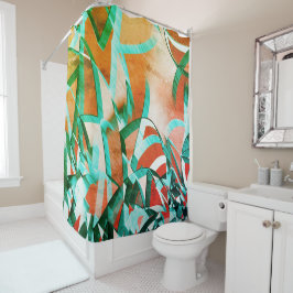 Blått eller cyan rand över rostfri orange