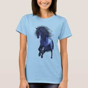 Blått enhörnigt Woman Shirt Tröja