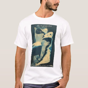 Blått Enigma T Shirt