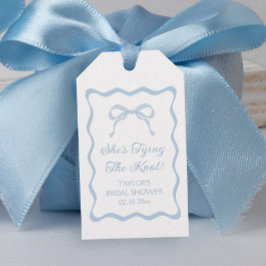 Blått fack Hon Gifter sig Möhippa för Presentetikett