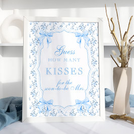 Blått fack hur många Kisses-Möhippor spelas Poster