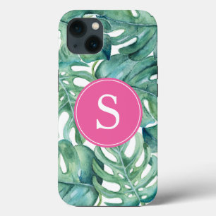 Blått fall av Tropical Phone-Grönt i Monogram