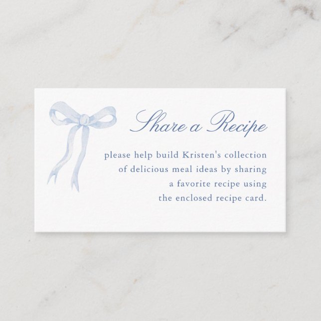 Blått fält - Gifter sig Möhippa, recept Tilläggskort (Framsida)