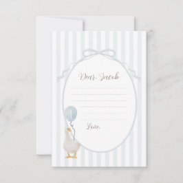 Blått Fånig - starttidskort Inbjudningar