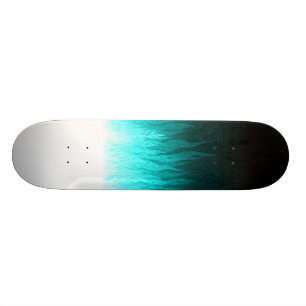 Blått flammar skateboarden skateboard bräda 20,5 cm