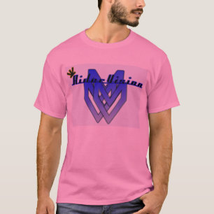 Blått flammar t shirt
