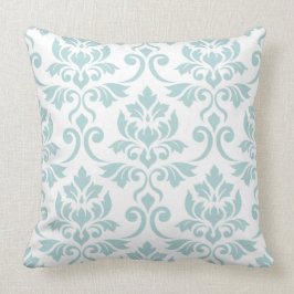 Blått för ägg för anka för mönster för Feuille Kudde