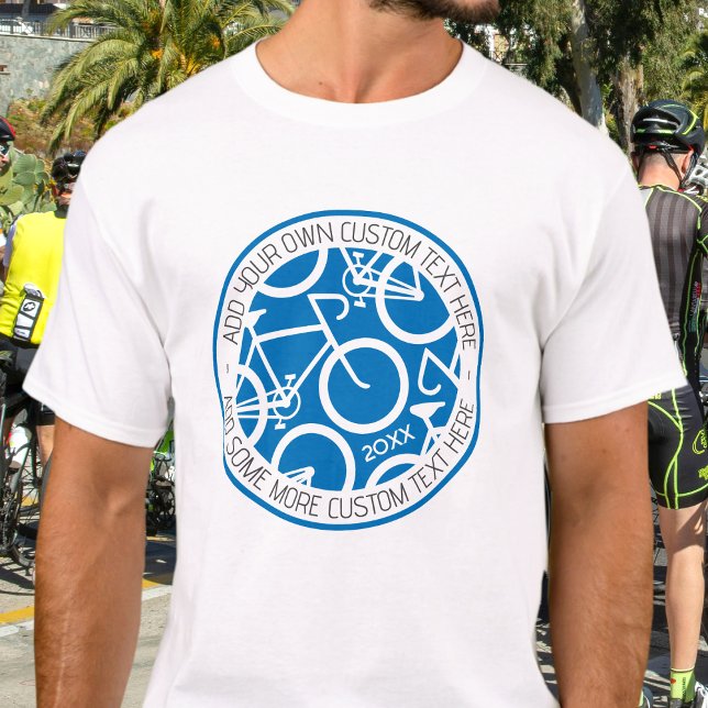 Blått för anpassningsbar t shirt (Skapare uppladdad)