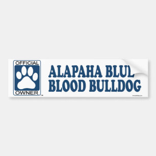 Blått för bulldogg för Alapaha blåttblod Bildekal