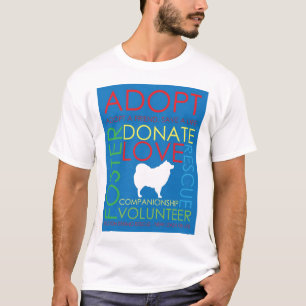 Blått för Eskie räddingskjorta Tee Shirt