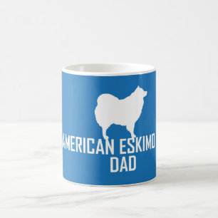 Blått för eskimåpappamugg kaffemugg