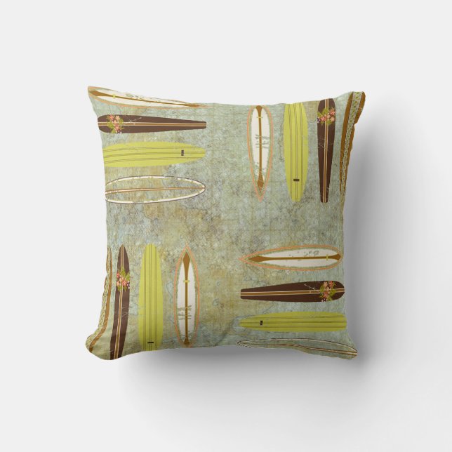 blått för formica för surfaresurfingbrädadekorativ kudde (Framsida)