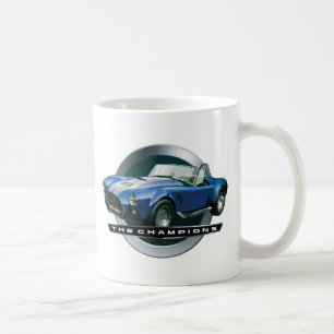 Blått för kobra 427 kaffemugg