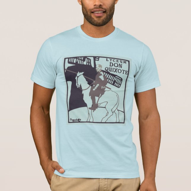 Blått för lt för Lyceumuniversitetslärare Q Tee Shirt (Framsida)