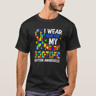 Blått för mina brödramedvetandehöjande barn t shirt