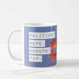 Blått för munkälskaremugg kaffemugg