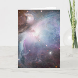 Blått för NebulaOrion astronomi bryner beige Tack Kort