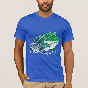 Blått för Pacman grodaskjorta Tee Shirt