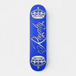 Blått för royaltySkateboarddäck Old School Skateboard Bräda 21,6 Cm
