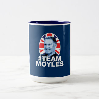 Blått för #TEAMMOYLESkaffemugg Två-Tonad Mugg