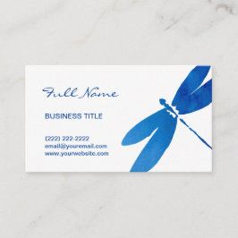 Blått för vattenfärgsländavisitkortar | visitkort