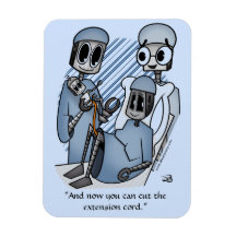 Blått förlängningssladd