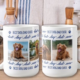 Blått foto-Hund-kaffe av Anpassningsbar, Mugg